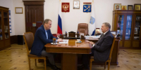 Александр Дрозденко провел встречу с депутатом Госдумы Сергеем Яхнюком - 47Channel.Ru