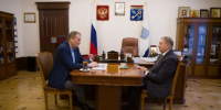 Губернатор Ленобласти встретился с депутатом Госдумы Сергеем Яхнюком - ЛенТВ24