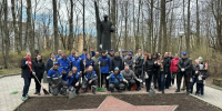 Субботник на мемориале в Выборге: сотрудники ТЭК убрали территорию Южного кладбища - Online47.Ru