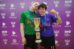 Студентки университета Дарья Ивлева и Ксения Ефремова — чемпионки «Первой лиги» по футзалу