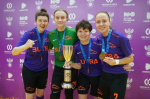 Студентки университета Дарья Ивлева и Ксения Ефремова — чемпионки «Первой лиги» по футзалу