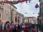 По Невскому проспекту в Петербурге пошел «Бессмертный полк»