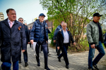 Губернатор Ленобласти проверил подготовку к 99-летию региона в Ивангороде