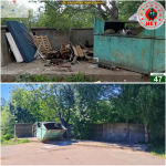 В Токсово ликвидировали свалки у 4 контейнерных площадок