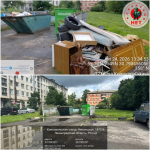 В Никольском разгребли захламленные контейнерные площадки