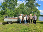 С берегов водоемов Ленобласти убрали 95 кубометров мусора