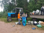 С берегов водоемов Ленобласти убрали 95 кубометров мусора
