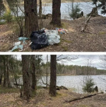 С берегов водоемов Ленобласти убрали 95 кубометров мусора