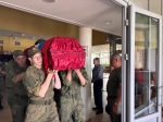 В Лодейнопольском районе простились с погибшим в зоне СВО Дмитрием Назаровым
