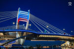 В честь Дня ВМФ мосты Петербурга окрасятся в красный, синий и белый
