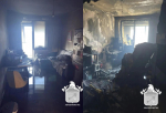 Пожарные Леноблпожспас ликвидировали возгорание в многоэтажном доме в Кудрово