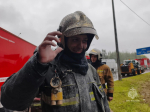 Площадь пожара на складе в Петербурге снизилась до 3 тысяч квадратов. Тлеет в завалах 