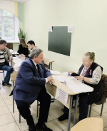 Глава ЛАЭС Владимир Перегуда проголосовал на выборах-2026