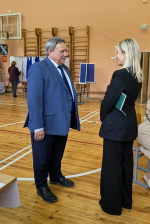 Глава ЛАЭС Владимир Перегуда проголосовал на выборах-2026