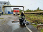 Огнеборцы Всеволожского отряда Леноблпожспас отработали ликвидацию последствий удара БПЛА