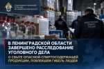 В Ленинградской области завершено расследование уголовного дела о сбыте опасной спиртосодержащей продукции, повлекшем гибель людей