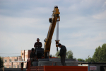 В Лодейном Поле строительство ФОК вышло на новый уровень